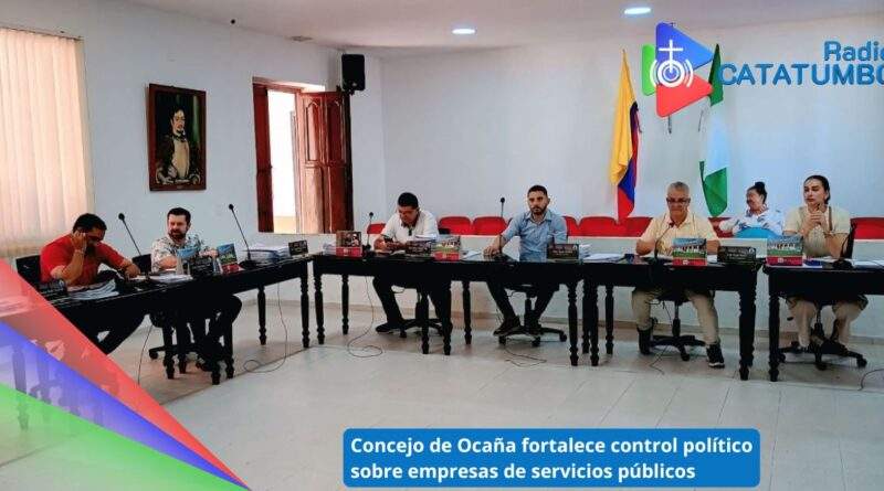 El Concejo Municipal de Ocaña continúa adelantando jornadas de control político dirigidas a funcionarios públicos y gerentes de empresas de servicios que operan en el municipio / Foto: Concejo Municipal de Ocaña