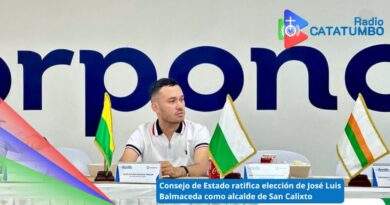 Alcalde de San Calixto José Luis Balmaceda Pinzón / Foto: Alcaldía de San Calixto