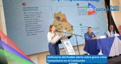 Socialización del informe presentado por la Defensoría del Pueblo sobre la crítica situación de derechos humanos que enfrenta el Catatumbo / Foto: Defensoría del Pueblo