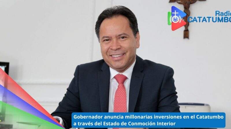 William Villamizar Laguado gobernador de Norte de Santander / Foto: Caracol Radio