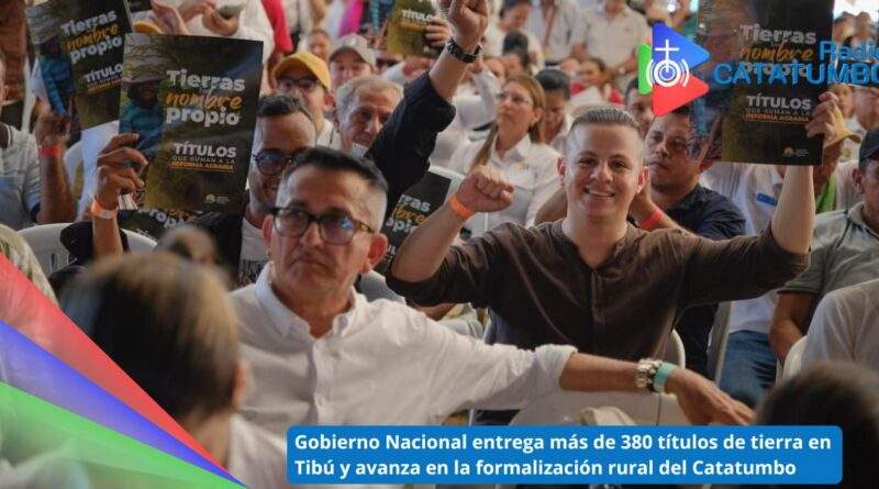 Visita del Gobierno del presidente Gustavo Petro en el municipio de Tibú / Foto: Presidencia de Colombia