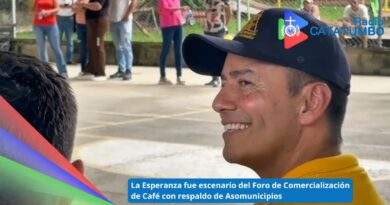 Foro de Comercialización de Café, municipio de la Esperanza, Norte de Santander / Foto: Comunicaciones Asomunicipios