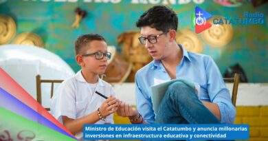 Daniel Rojas Medellín, Ministro de Educación en su visita al Catatumbo / Foto: Mineducación