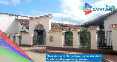 Instalaciones del SENA - sede Ocaña, Norte de Santander / Foto: SENA