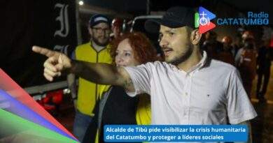 Richard Claro alcalde de Tibú, Norte de Santander / Foto: CESAR MELGAREJO /CEET