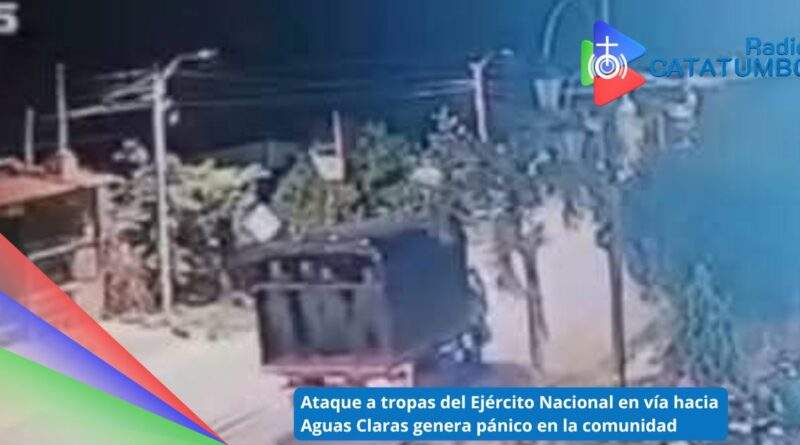 Unidades del Ejército Nacional fueron atacadas a tiros en el sector de La Trampa del Zorro, zona rural del municipio de Ocaña, Norte de Santander / Foto: Suministrada