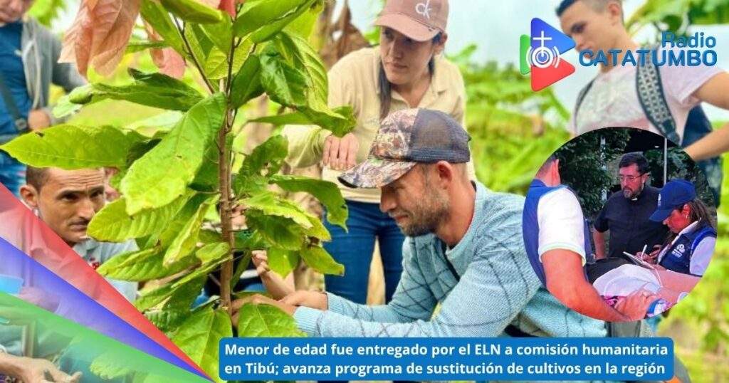 Menor de edad puesto a salvo por la comisión humanitarian - programa RenHacemos Catatumbo / Fotos: Suministrada – Prensa Latina