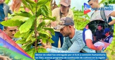 Menor de edad puesto a salvo por la comisión humanitarian - programa RenHacemos Catatumbo / Fotos: Suministrada – Prensa Latina
