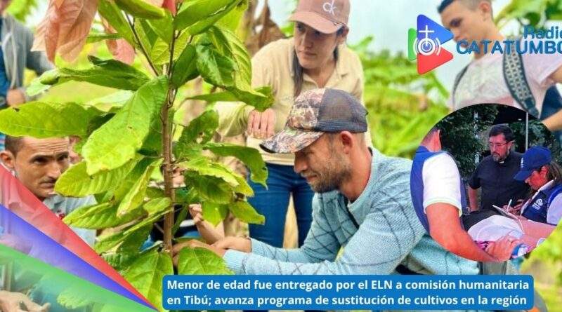 Menor de edad puesto a salvo por la comisión humanitarian - programa RenHacemos Catatumbo / Fotos: Suministrada – Prensa Latina