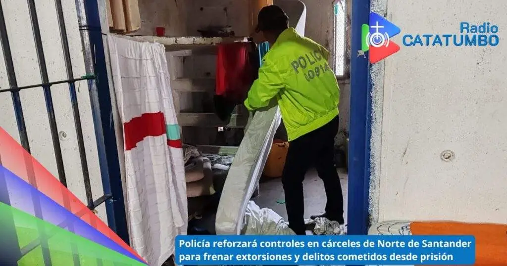Policía del departamento de Norte de Santander, refuerzan la seguridad en los centros penitenciarios / Foto: Policía Nacional