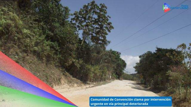 Reparaciones de la via Convención – Ocaña / Foto: Suministrada