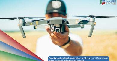 Imagen de referencia – Drones utilizados para realizar ataques terroristas en el Catatumbo / Foto: Redes Sociales