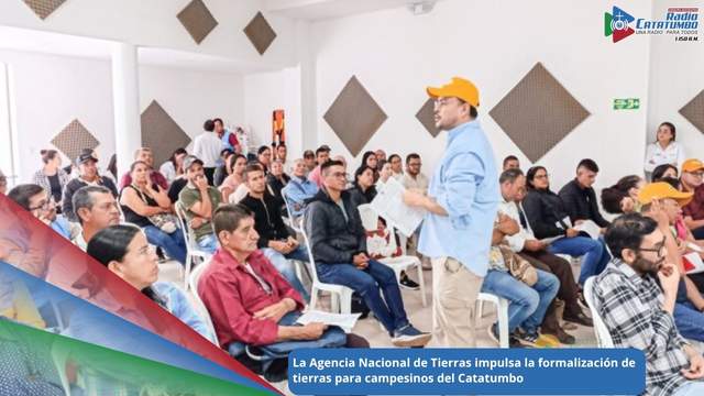 Encuentro entre la ANT y a campesinos de la región del Catatumbo para formalizar entrega de predios / Foto: Agencia Nacional de Tierras