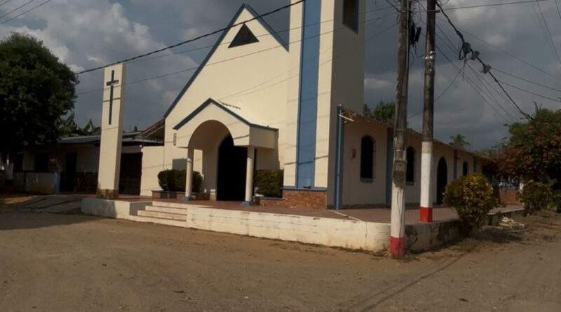 Parroquia Nuestra Señora de los Ángeles, ubicada en el corregimiento de Los Ángeles, municipio de San Martín, Cesar / Foto: Diocesis de Ocaña