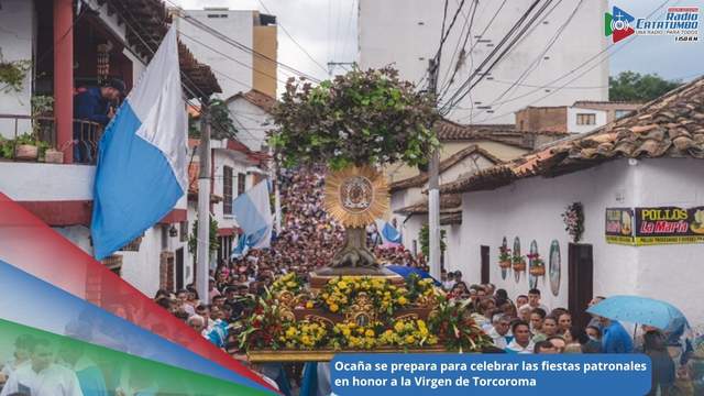 Celebración de las fiestas patronales en honor a la aparición de la Virgen de Torcoroma en Ocaña, Norte de Santander / Foto: Alcaldía de Ocaña