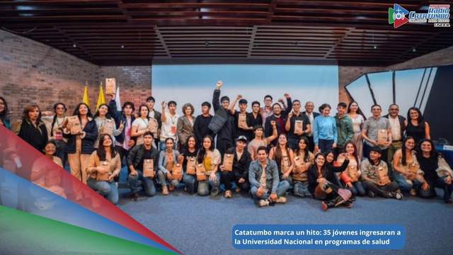 35 jóvenes del Catatumbo fueron admitidos en programas académicos de la salud en la Universidad Nacional de Colombia, gracias al programa PAET / Foto: Mineducación
