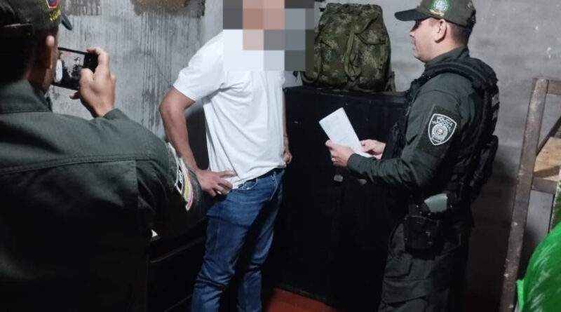 Captura de alias “Mandingas”, presunto cabecilla de las disidencias de las Farc, en Ocaña, Norte de Santander / Foto: Ejército Nacional