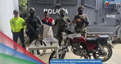 Capturado ciudadano venezolano, acusado presuntamente de pertenecer a las FARC. / Foto: Policía Nacional