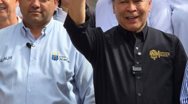 Gobernadora de Norte de Santander, William Villamizar Laguado - Alcalde de Ocaña, Emiro Cañizares Plata / Foto: Alcaldia de Ocaña