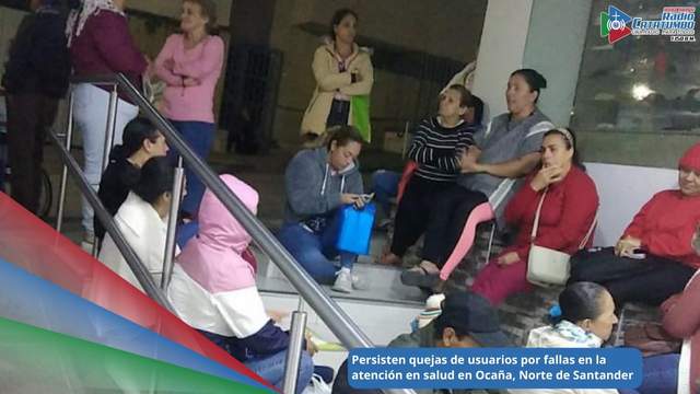 Usuarios del sistema de salud han manifestando su inconformidad frente a las fallas en la atención prestada por las EPS en Ocaña, Norte de Santander / Foto: Redes Sociales