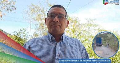 Olguín Mayorga presidente de la Asociación Nacional de Víctimas rechazó enérgicamente este nuevo hecho de violencia en la región del Catatumbo / Foto: Redes Sociales