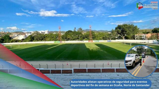 Autoridades locales implementaran operativos de seguridad dentro y fuera del Estadio Hermides Padilla de Ocaña, Norte de Santander / Foto: Suministrada