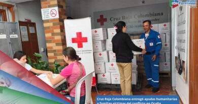 Cruz Roja Colombiana adelantó jornada de entrega de ayudas humanitarias dirigida a familias afectadas por el conflicto armado en la región del Catatumbo / Foto: Cruz Roja Colombiana