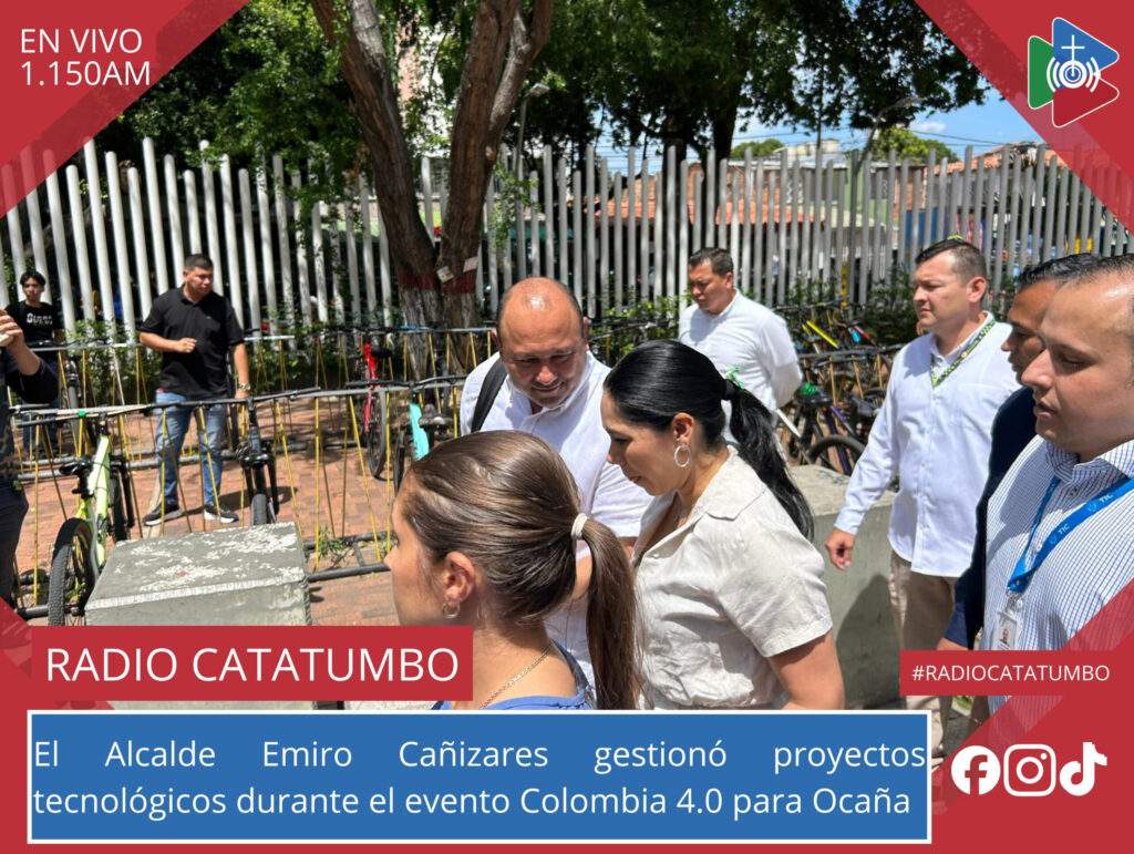 Alcalde de Ocaña, Emiro Cañizares Plata en su participación en el evento Colombia 4.0 realizado en la UFPS en Cúcuta, Norte de Santander / Foto: Alcaldía de Ocaña