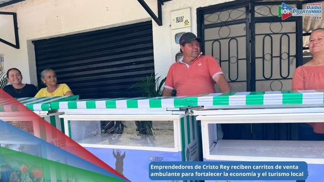 Entrega de carritos de venta ambulante a familias del barrio Cristo Rey en Ocaña, Norte de Santander / Foto: Suministrada