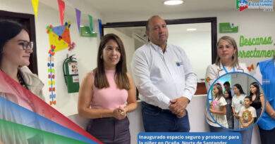 Inauguración del espacio seguro y protector para la niñez en las instalaciones de la Secretaría de Desarrollo Humano del Palacio Municipal de Ocaña, Norte de Santander / Foto: Alcaldía de Ocaña