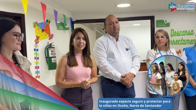 Inauguración del espacio seguro y protector para la niñez en las instalaciones de la Secretaría de Desarrollo Humano del Palacio Municipal de Ocaña, Norte de Santander / Foto: Alcaldía de Ocaña