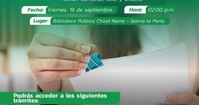 Flayer official de la jornada de actualización de la DIAN en Ocaña, Norte de Santander / Foto: Alcaldía de Ocaña