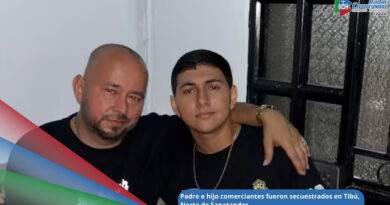 Yhorjan Silverio Sanguino Rodríguez y Silverio Sanguino, secuestrados en Tíbu, Norte de Santander / Foto: Redes Sociales