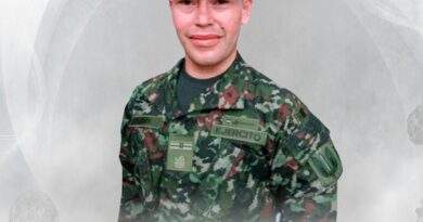 Yamid Araque Cely soldado profesional asesinado durante combates entre el Ejército Nacional y el ELN en la vereda Las Delicias del municipio de Tibú, Norte de Santander / Foto: Ejército Nacional
