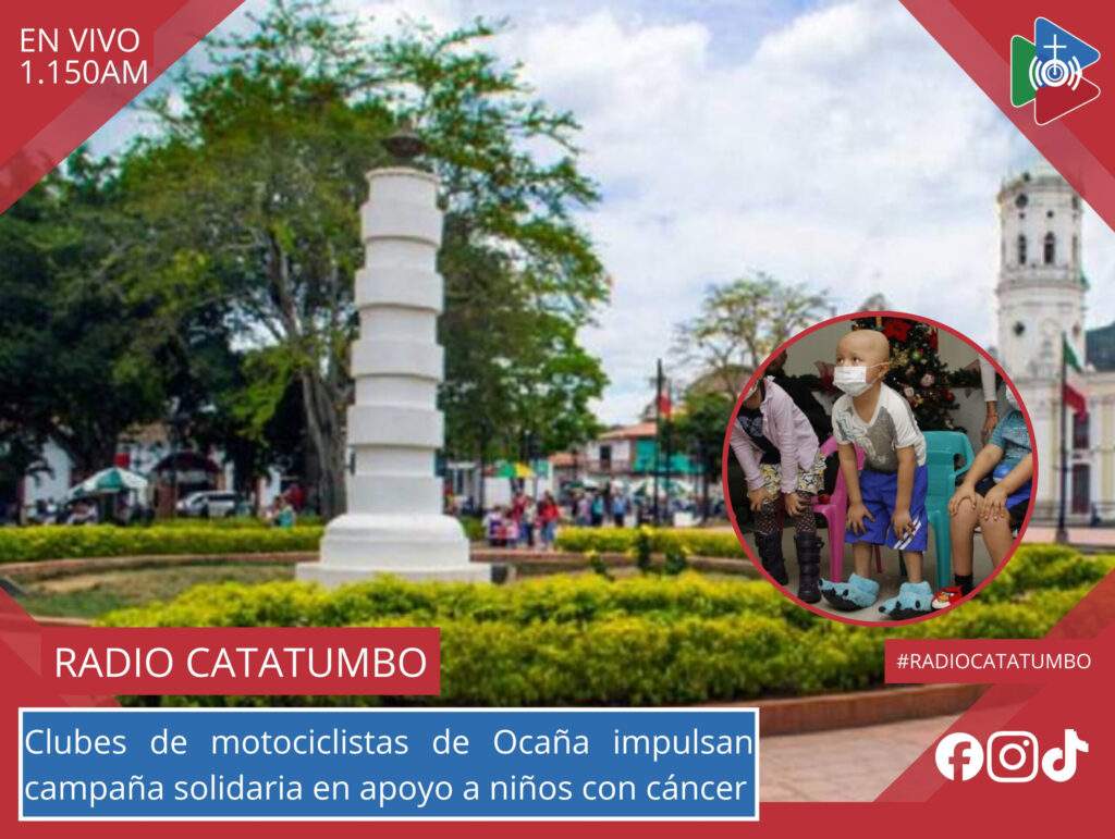 Este sábado 18 de octubre desde las 8:00 de la mañana hasta las 5:00 de la tarde diversos clubes de motos ocañeros unirán fuerzas para recaudar fondos por los niños con cáncer, la jornada benéfica se realizará en el parque 29 de mayo en Ocaña, Norte de Santander / Foto: Redes Sociales