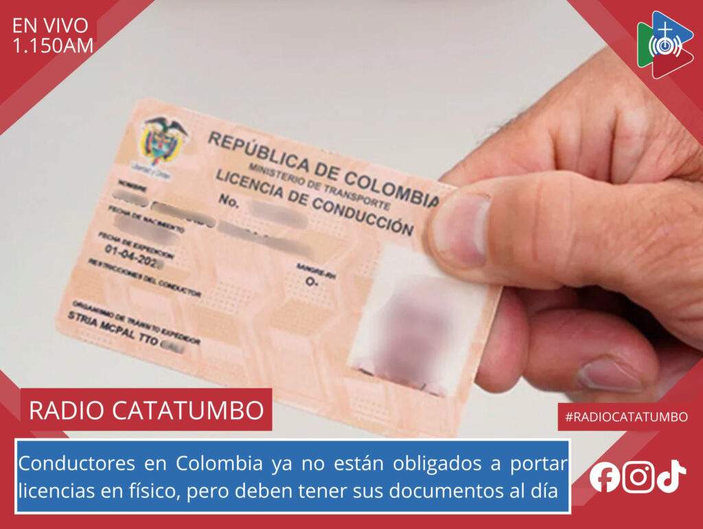 Imagen de referencia - El Min. de Transporte confirmó que los conductores en Colombia ya no están obligados a portar en físico la licencia de conducción ni la licencia de tránsito, pues los agentes de tránsito pueden verificar esta información directamente en las plataformas digitales del (RUNT) / Foto: El Carro Colombiano