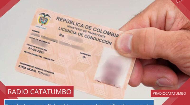 Imagen de referencia - El Min. de Transporte confirmó que los conductores en Colombia ya no están obligados a portar en físico la licencia de conducción ni la licencia de tránsito, pues los agentes de tránsito pueden verificar esta información directamente en las plataformas digitales del (RUNT) / Foto: El Carro Colombiano