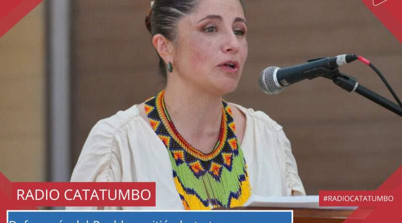 La Defensoría del Pueblo Iris Marín, emitió una alerta temprana electoral 2025–2026 para el departamento de Norte de Santander / Foto: Asuntos Legales
