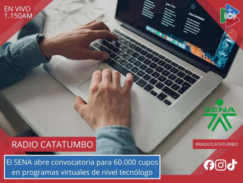 El Servicio Nacional de Aprendizaje (SENA) abrió una nueva convocatoria para programas virtuales de nivel tecnólogo, los interesados podran inscribirse hasta el próximo 27 de octubre / Foto: Redes Sociales