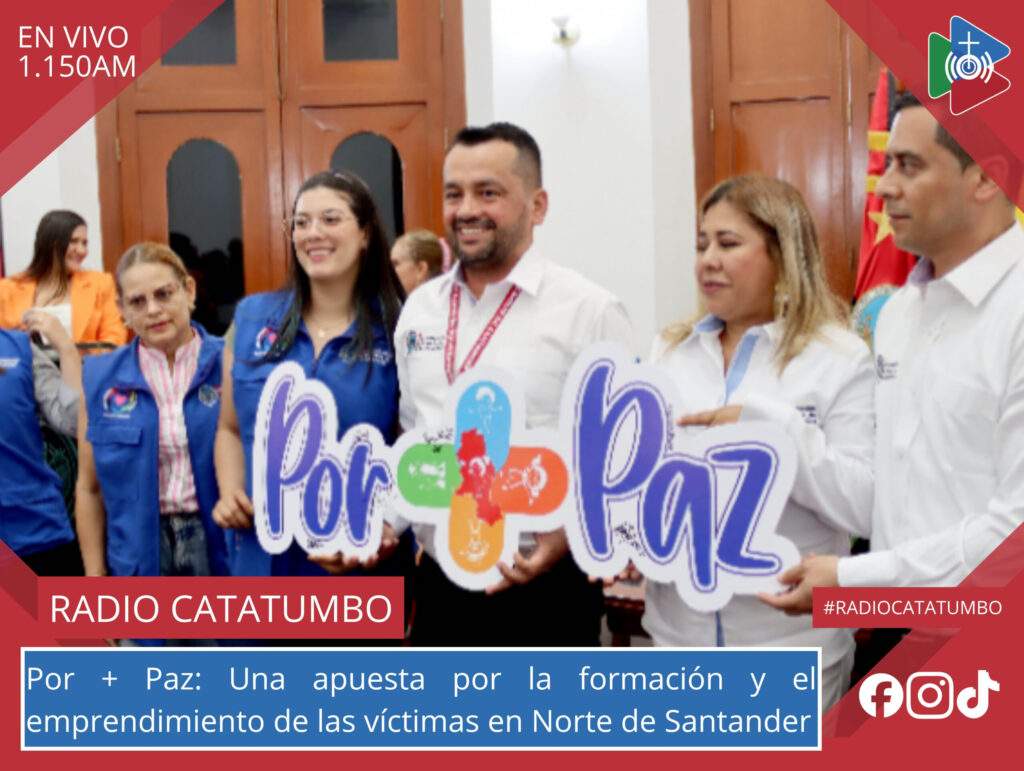 Lanzamiento del programa integral Por + Paz, una iniciativa que busca brindar herramientas de formación y acompañamiento a personas afectadas por el conflicto armado en el deparatamento de Norte de Santander / Foto: Redes Sociales