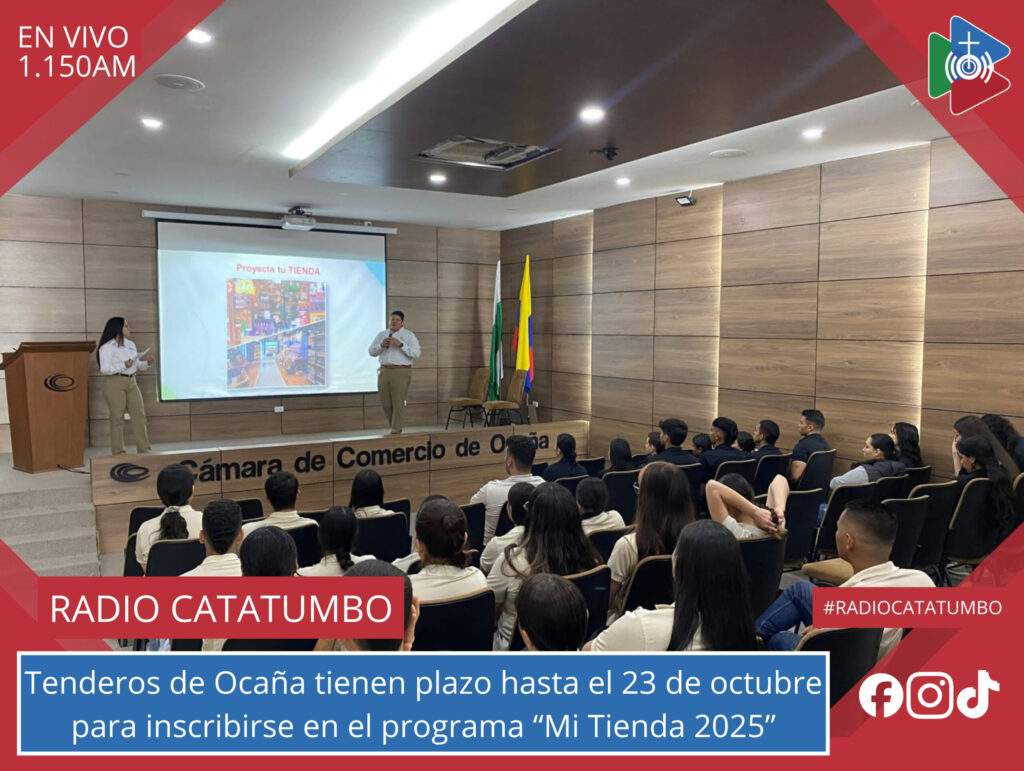 Socialización del programa “Mi Tienda 2025”, una iniciativa de la Cámara de Comercio que busca fortalecer los negocios locales en Ocaña, Norte de Santander / Foto: Cámara de Comercio
