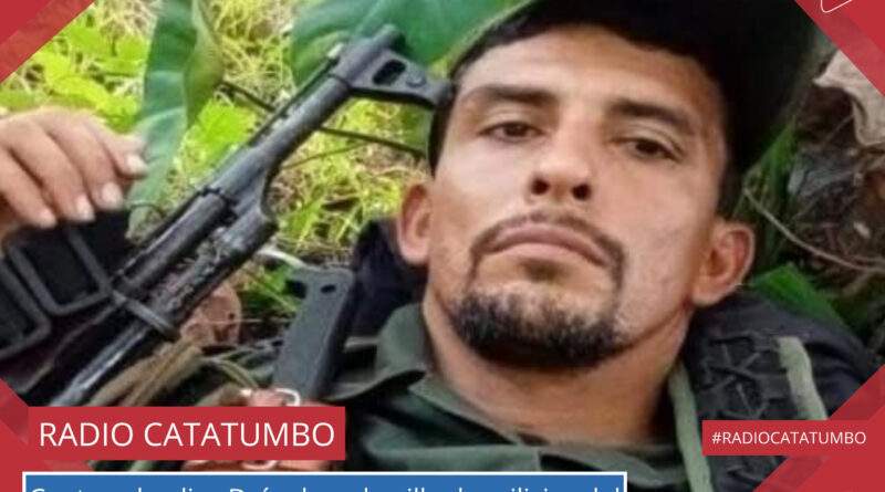 Alias “Drácula”, señalado cabecilla de las milicias del Frente Juan Fernando Porras Martínez del ELN, fue capturado en el corregimiento de San Martín de Loba - zona rural del municipio de Sardinata, Norte de Santander / Foto: Suministrada