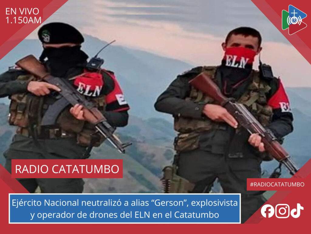 Alias “Gerson” o “Henry”, presunto explosivista del ELN fue capturado en las últimas horas fue capturado por el Ejército Nacional en una acción militar desarrollada en el corregimiento de Aguas Claras del municipio de Ocaña, Norte de Santander / Foto: Redes Sociales