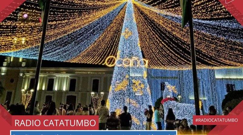 Imagen de referencia – Alumbrado navideño en el Parque 29 de Mayo en Ocaña, Norte de Santander / Foto: Redes Sociales
