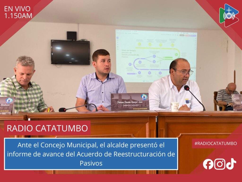 El alcalde de Ocaña presentó ante el Concejo Municipal el informe correspondiente a la Ley 550, mediante el cual se detallan los avances y compromisos financieros del municipio en el marco del acuerdo de reestructuración de pasivos / Foto: Alcaldía de Ocaña