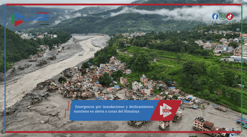 Emergencia por inundaciones y deslizamientos mantiene en alerta a zonas del Himalaya