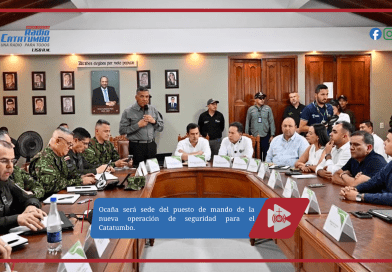 Ocaña será sede del puesto de mando de la nueva operación de seguridad para el Catatumbo.