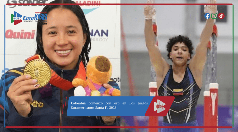Colombia comenzó con oro en Los Juegos Suramericanos Santa Fe 2026