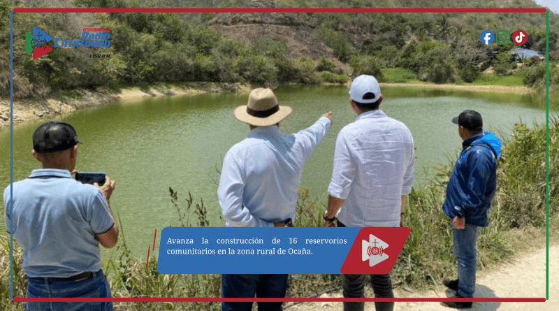 Avanza la construcción de 16 reservorios comunitarios en la zona rural de Ocaña.