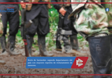 Norte de Santander, segundo departamento del país con mayores reportes de reclutamiento de menores.